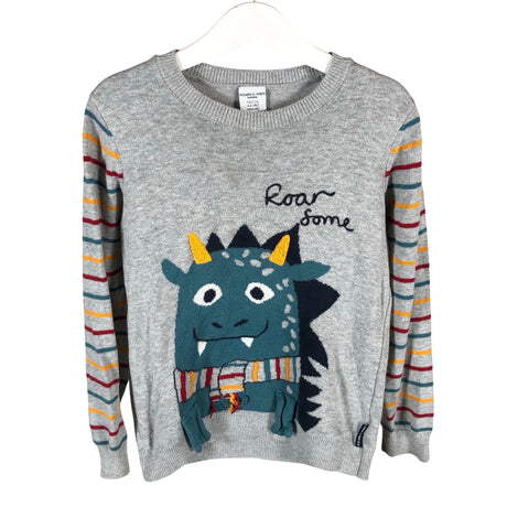 Unisex Polarn O. Pyret - Sweater, size 110 - 116 - Gray ()