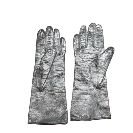 Unisex Sauso - Leather gloves, size No size - Silver (2)