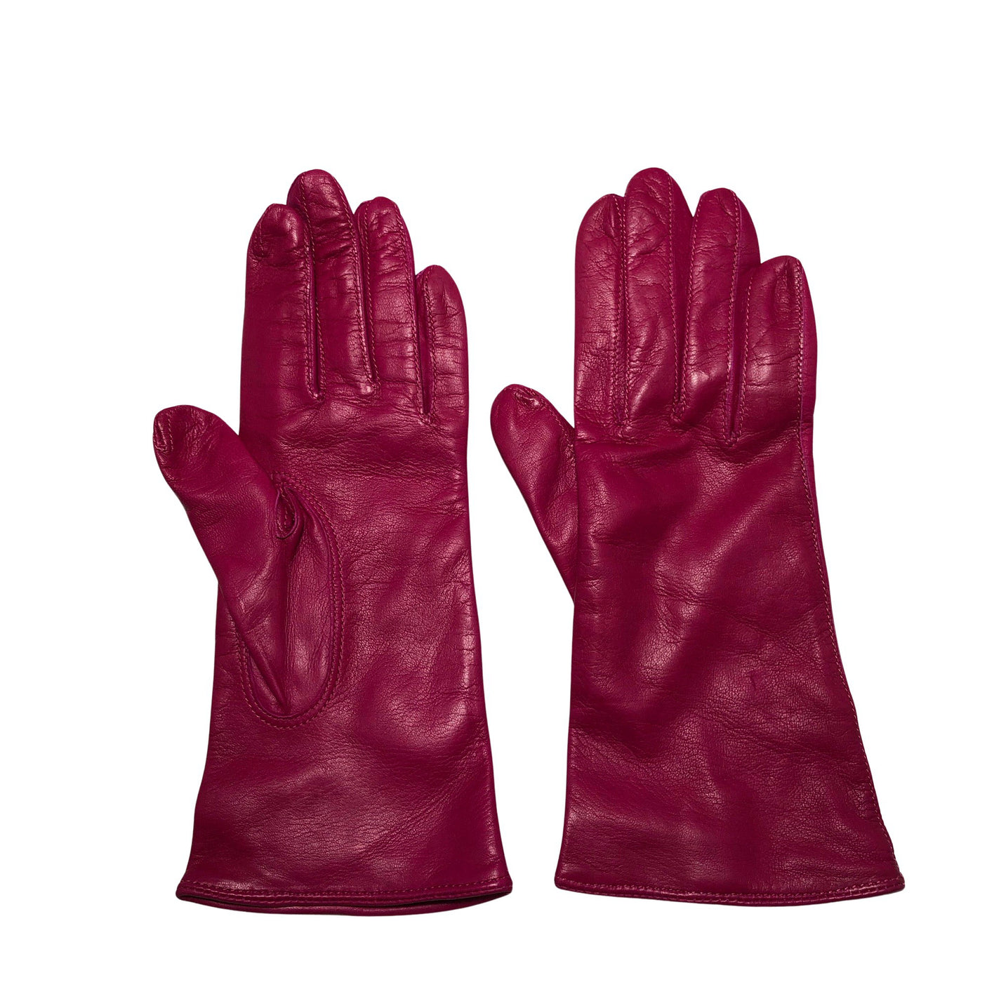 Unisex Sauso - Leather gloves, size No size - Violet (1)