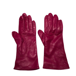 Unisex Sauso - Leather gloves, size No size - Violet (1)
