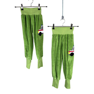 Unisex Tähtililja Design - Sweatpants, size 92 - 98 - Green (1)