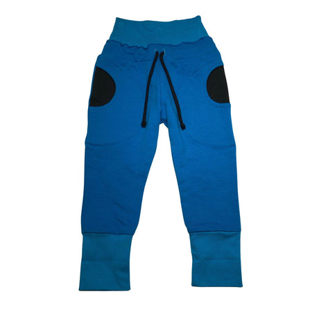Unisex Tähtililja Design - Sweatpants, size 74 - 80 - Blue ()