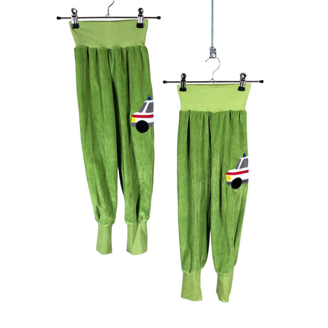 Unisex Tähtililja Design - Sweatpants, size 104 - 110 - Green ()