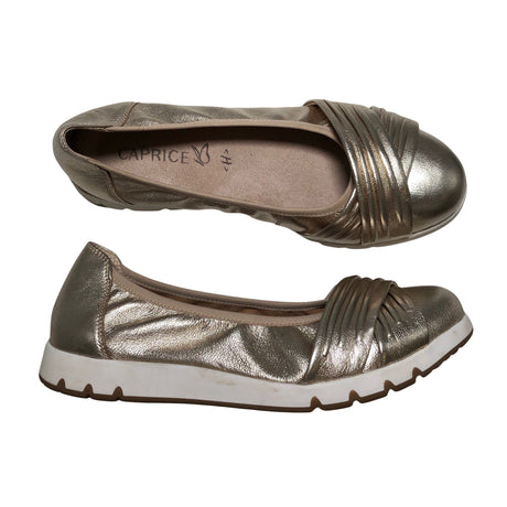 Unisex Caprice - Ballerinas, size 38 - Gold ()