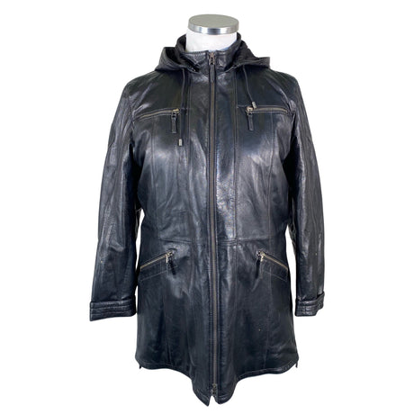 Unisex Goldstein - Leather jacket, size 42 - Black ()