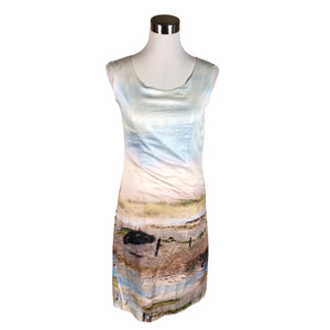 Unisex Mosaic - Sheath dress, size 34 - White (1)