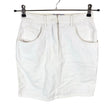 Unisex Blue Star - Denim skirt, size 36 - White ()