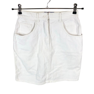 Unisex Blue Star - Denim skirt, size 36 - White (1)
