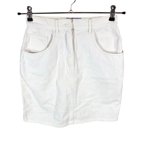 Unisex Blue Star - Denim skirt, size 36 - White ()