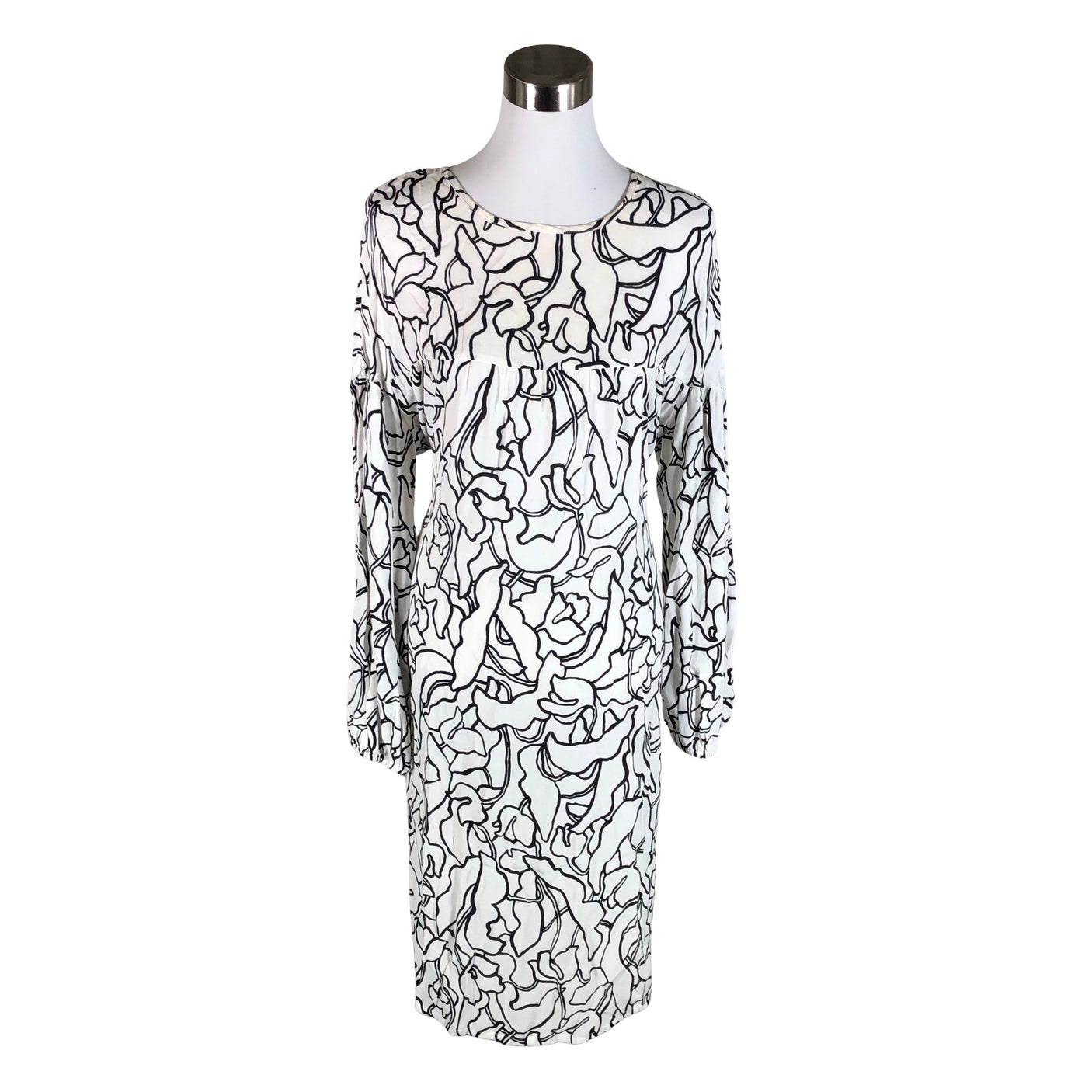 Unisex Nanso - Schiffon dress, size 40 - White (1)