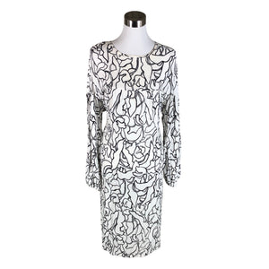 Unisex Nanso - Schiffon dress, size 40 - White (1)