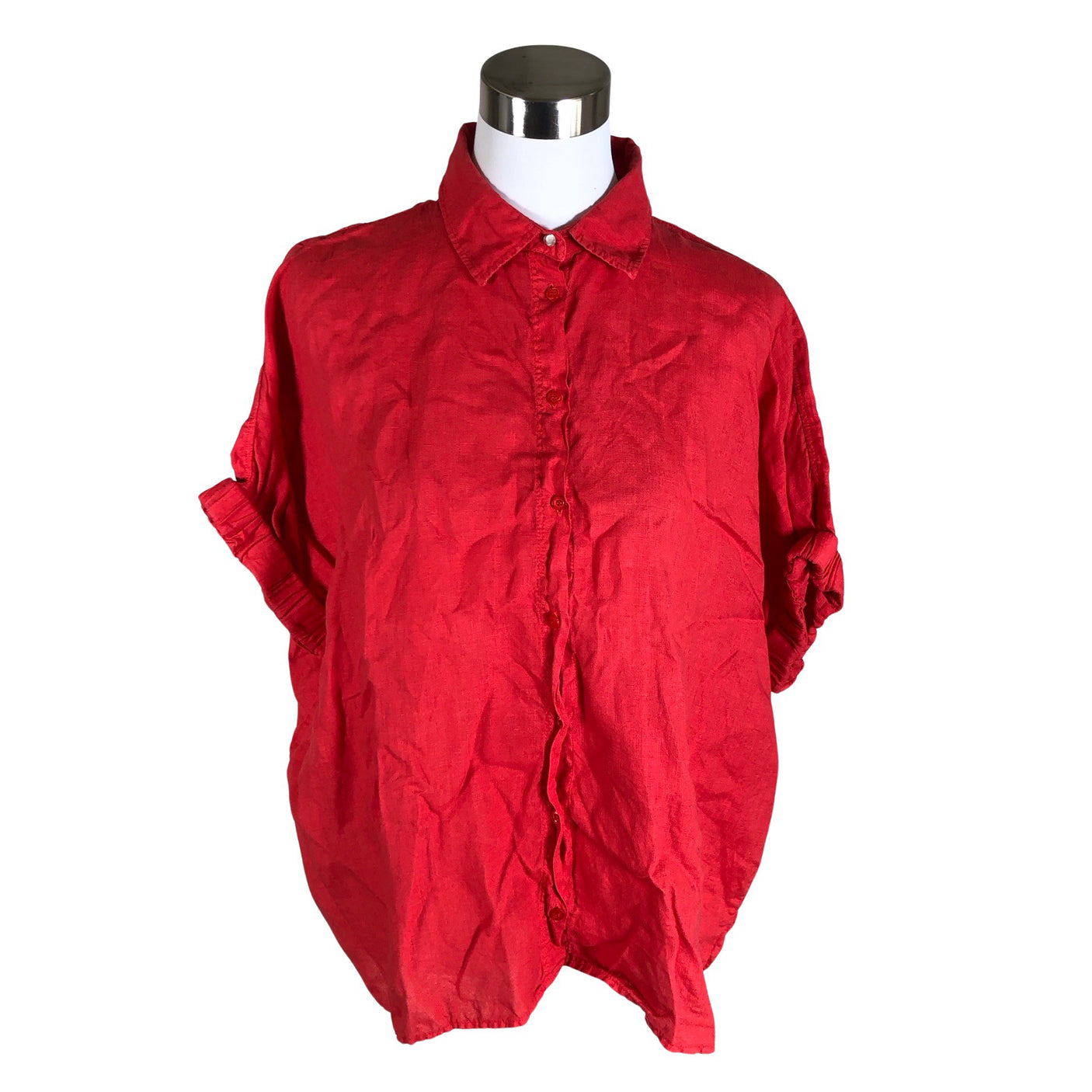 Unisex Mos Mosh - Short-sleeved blouse, size 40 - Red (1)