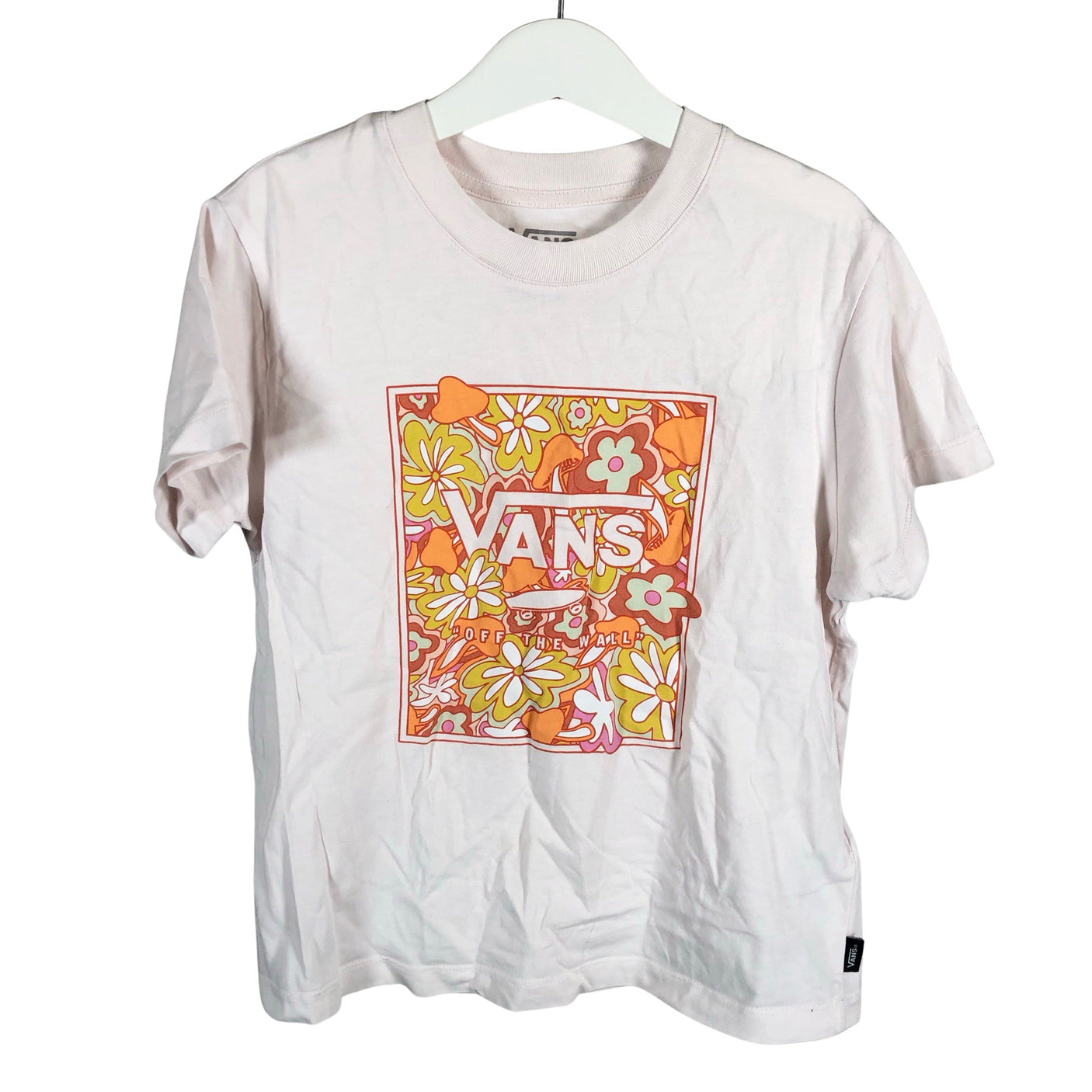 Unisex Vans - T-shirt, size 140 - 146 - Natural white (1)