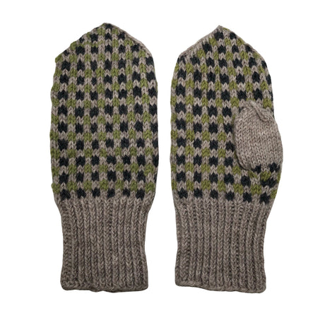 Unisex Handmade - Mittens, size No size - Brown ()