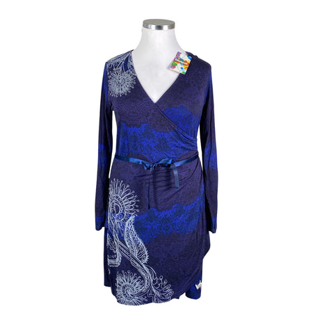 Unisex Desigual - Tricot dress, size 42 - Blue ()
