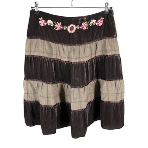 Unisex Ouì - Fabric skirt, size 42 - Brown (1)