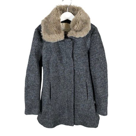Unisex POMPdeLUX - Wool coat, size 134 - 140 - Gray ()