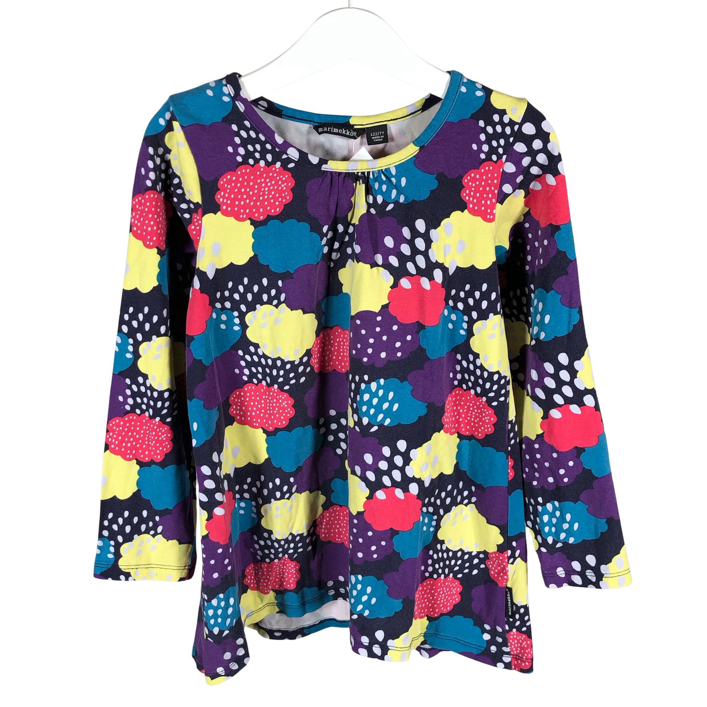 Unisex Marimekko - Tricot tunic, size 116 - 122 - Violet (1)