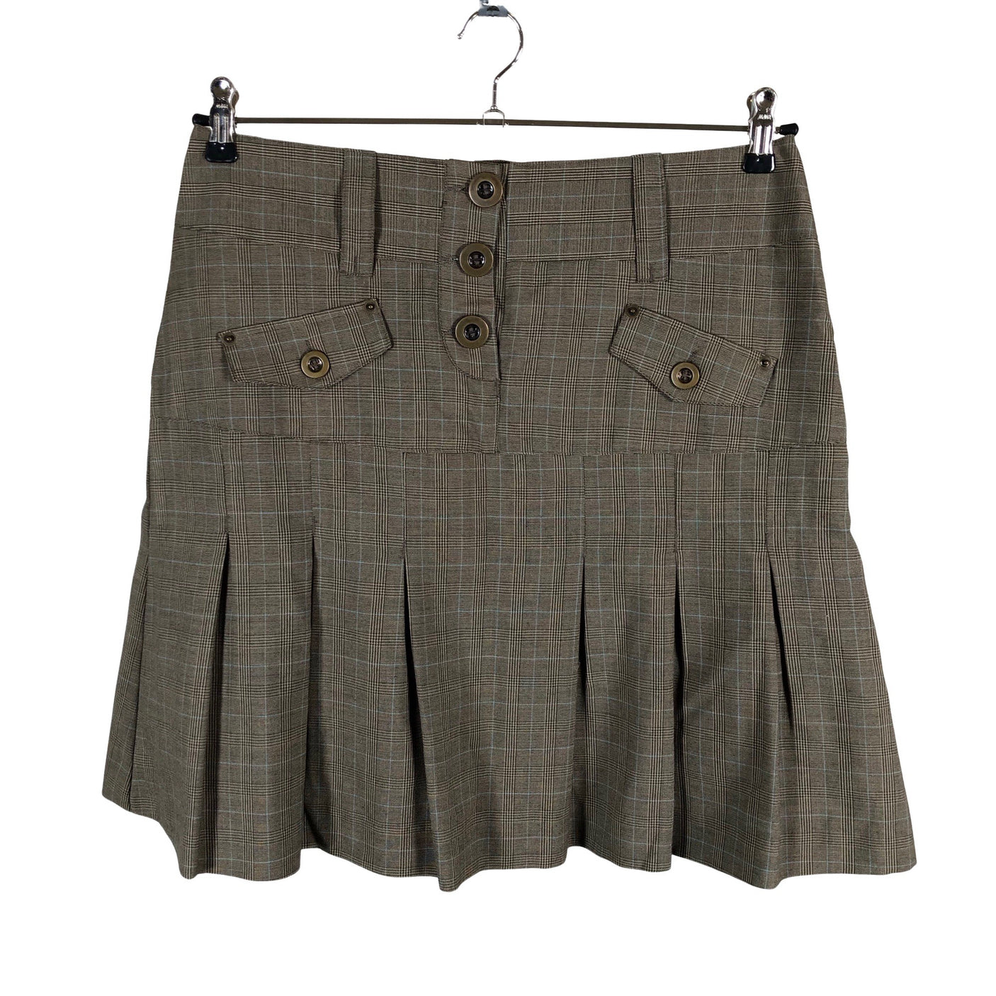 Unisex Oxmo - Pleated skirt, size 38 - Brown (1)