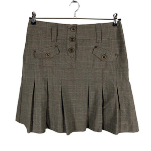 Unisex Oxmo - Pleated skirt, size 38 - Brown (1)
