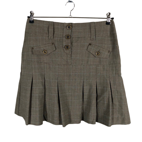 Unisex Oxmo - Pleated skirt, size 38 - Brown ()