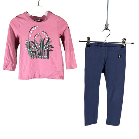Unisex Polarn O. Pyret - Leggings, size 92 - 98 - Blue ()