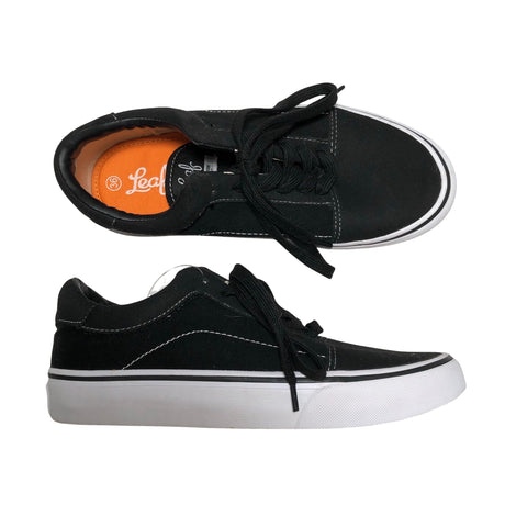 Unisex Leaf - Casual sneakers, size 36 - Black ()