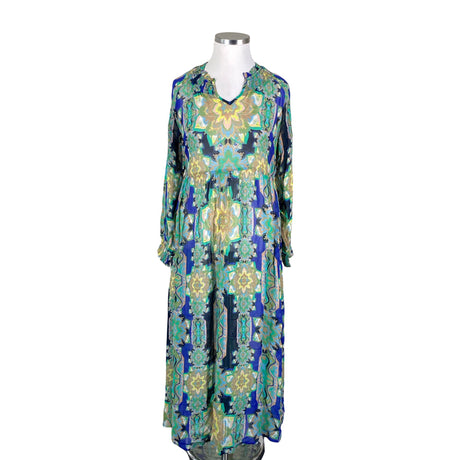 Unisex Cream - Schiffon dress, size 42 - Green ()