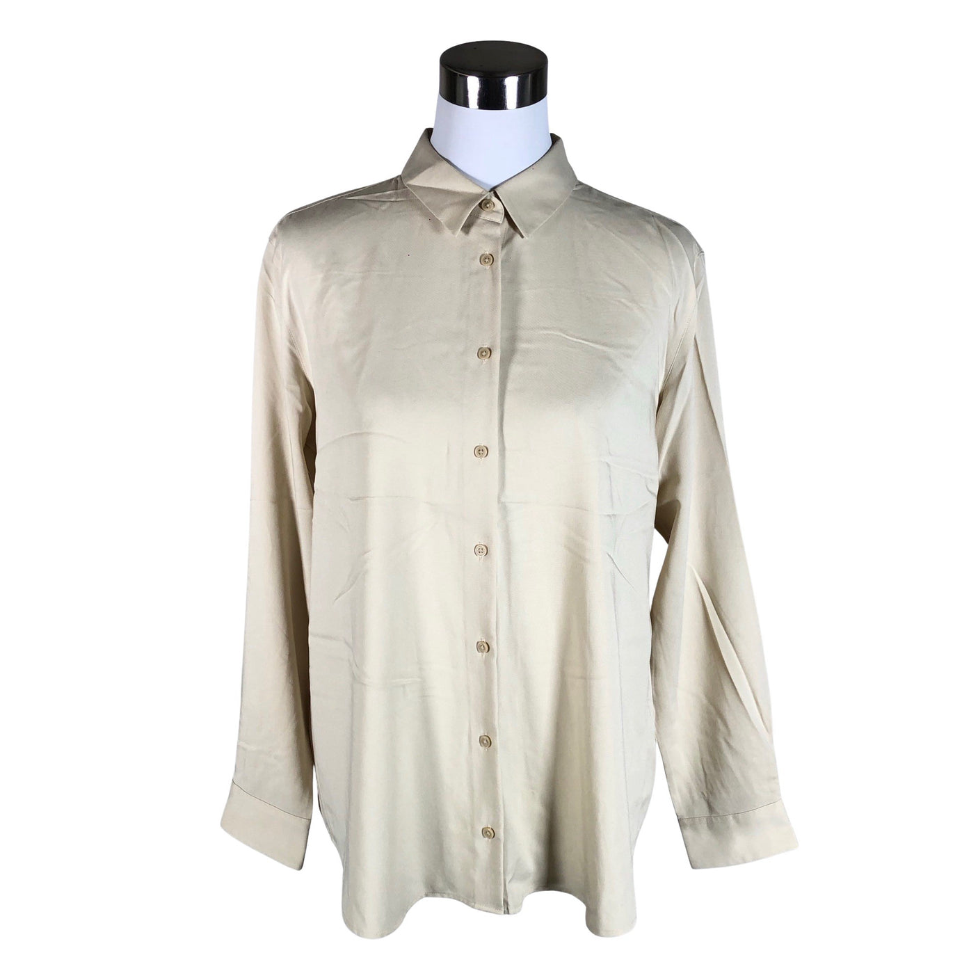 Unisex Uniqlo - Blouse, size 40 - Beige (1)