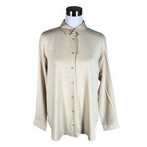 Unisex Uniqlo - Blouse, size 40 - Beige (1)