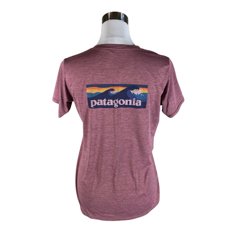 Unisex Patagonia - Sports shirt, short sleeve, size 38 - Violet (2)