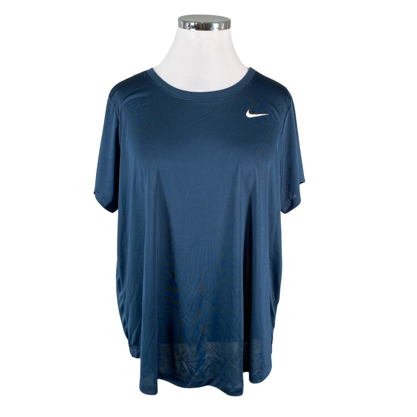 Unisex Nike - Sports shirt, short sleeve, size 44 - Blue (1)