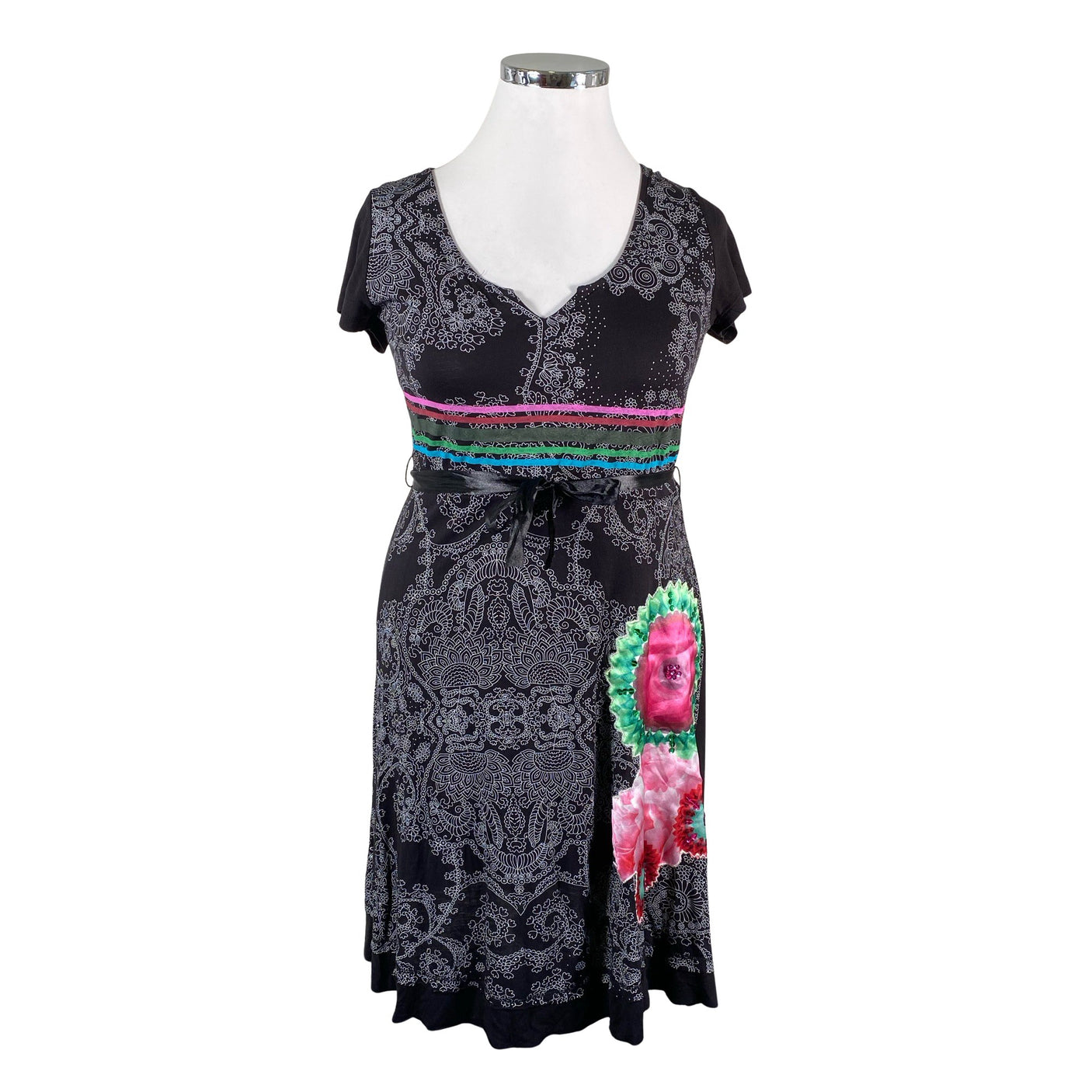 Unisex Desigual - Tricot dress, size 40 - Black (1)