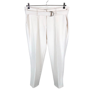 Unisex Cambio - Straight leg trousers, size 44 - Natural white (1)