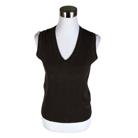 Unisex Global - Knit vest, size 38 - Brown ()