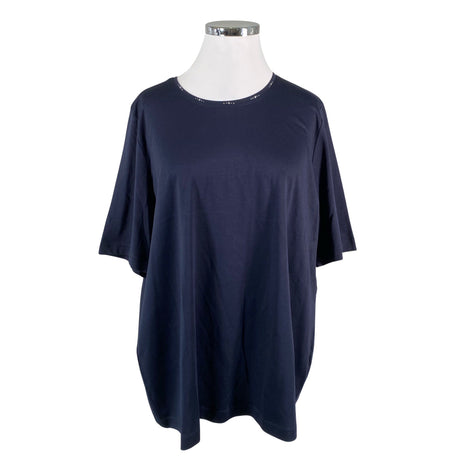 Unisex Ulla Popken - Tricot tunic, size 50 - Blue ()
