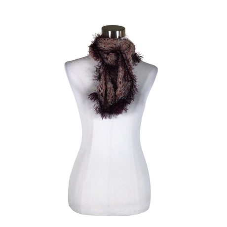 Unisex Handmade - Shawl, size Maxi - Wine red ()