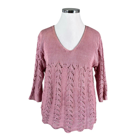 Unisex Handmade - Sweater, size 44 - Light pink ()
