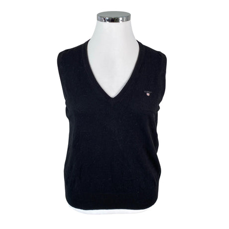 Unisex Gant - Knit vest, size 44 - Black ()