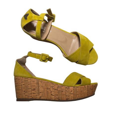 Unisex Twin-Set - Wedge sandals, size 40 - Yellow ()