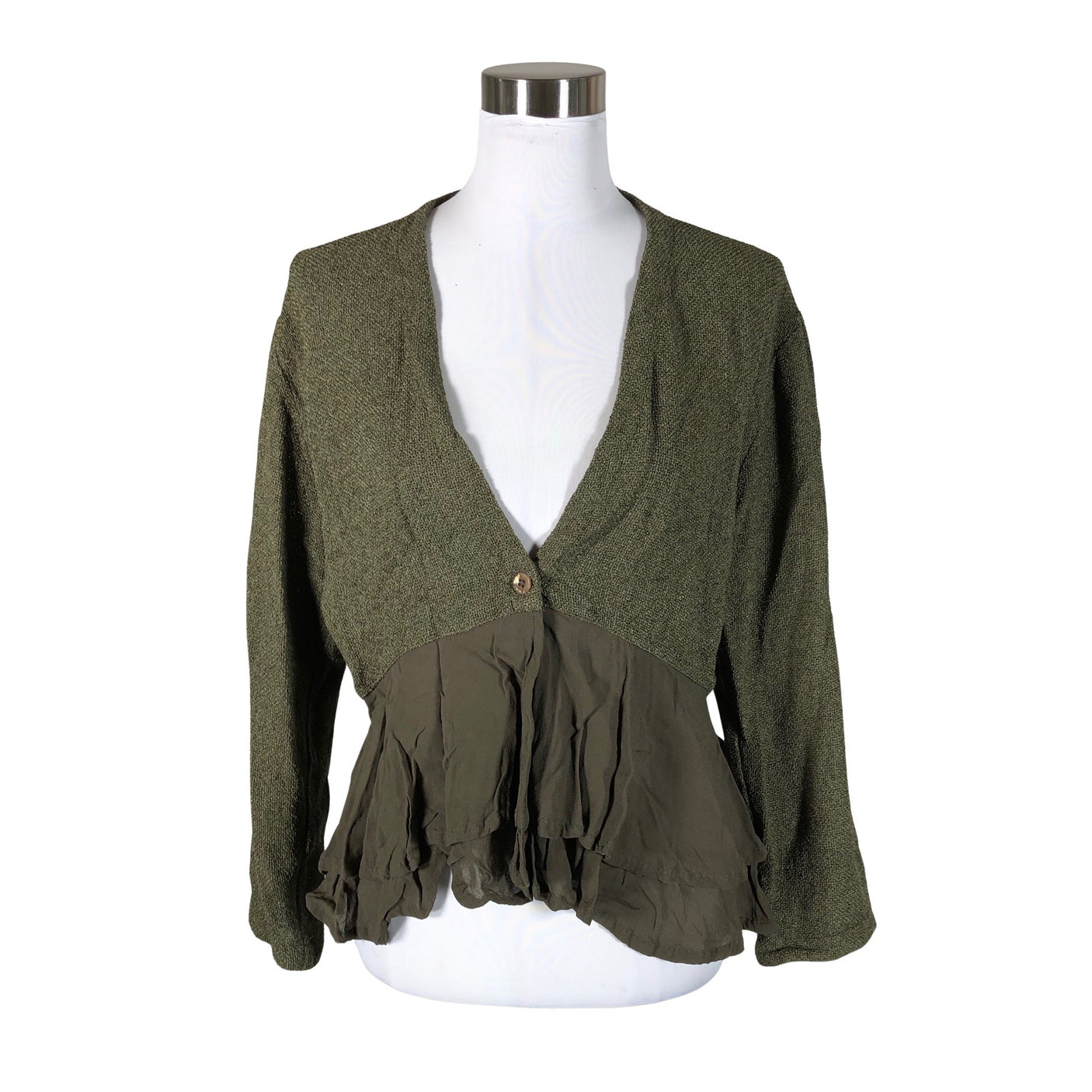 Unisex The Masai - Cardigan, size 40 - Green (1)