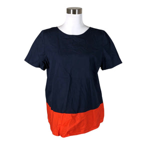 Unisex Marks&Spencer - Short-sleeved blouse, size 40 - Blue (1)