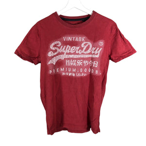 Unisex Superdry - T-shirt, size M - Wine red (1)