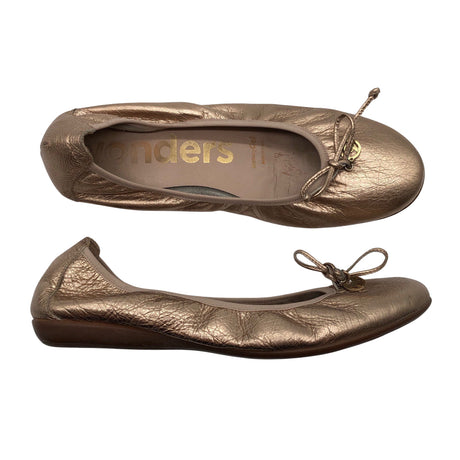 Unisex Wonders - Ballerinas, size 39 - Gold ()