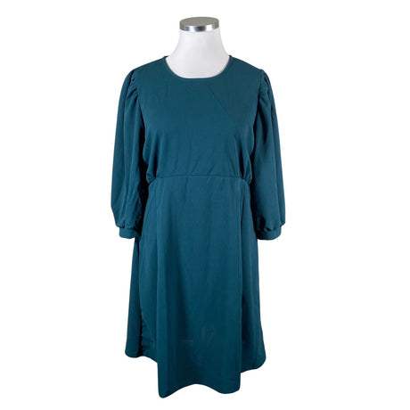 Unisex Fransa - Schiffon dress, size 44 - Green ()