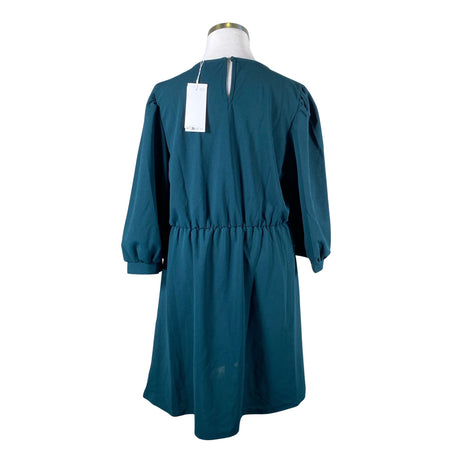 Unisex Fransa - Schiffon dress, size 44 - Green (2)