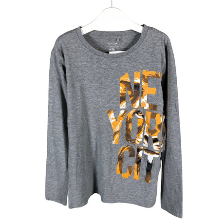 Unisex Name It - Tricot shirt, size 146 - 152 - Gray ()