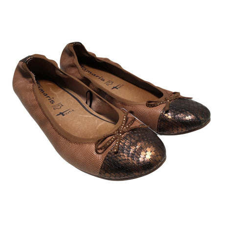 Unisex Tamaris - Ballerinas, size 39 - Brown (2)