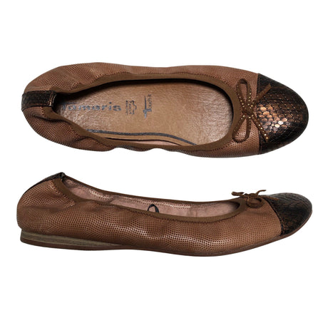 Unisex Tamaris - Ballerinas, size 39 - Brown ()