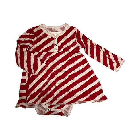 Unisex PaaPii - Tricot dress, size 68 - 74 - Red ()